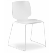 Pedrali - Babila 2740 Kufenstuhl - Grau | Weiß