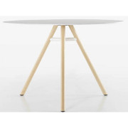 Plank - MART Tisch Indoor - 100 x 100 cm | Weiß