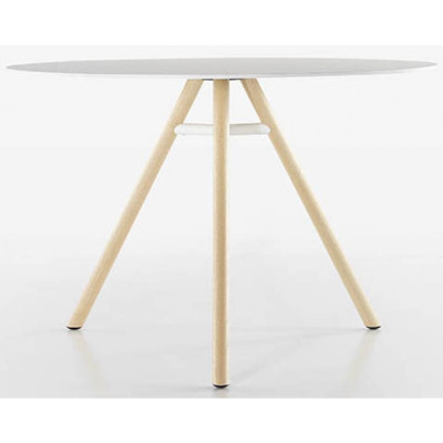 Plank - MART Tisch Indoor - 100 x 100 cm | Weiß Plank - MART Tisch Indoor - 100 x 100 cm | Weiß