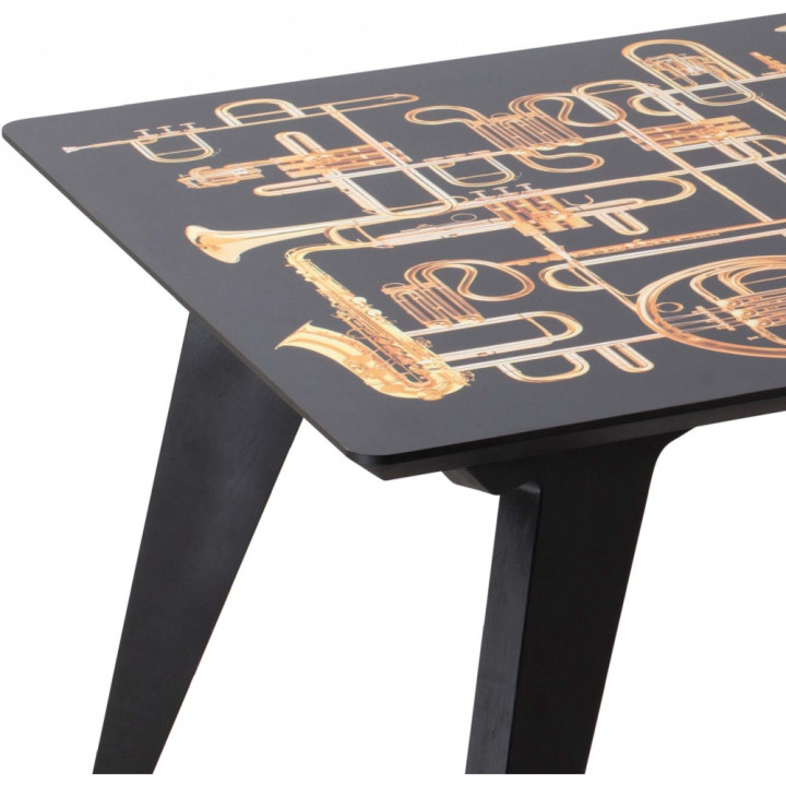 Seletti - Esstisch aus Holz Rechteckig Seletti - Esstisch aus Holz Rechteckig