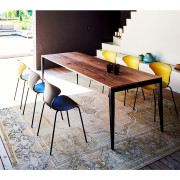 Jan Kurtz - Jupiter Ausziehtisch - Schwarz / Nussbaum