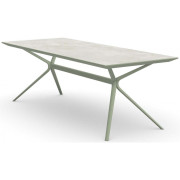 Fast - Moai Outdoor Esstisch Stein - Schneeweiß | Grüner Tee