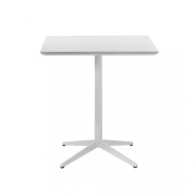 Plank - MISTER X Stehtisch 70x70 cm - MDF (Indoor) | Weiß