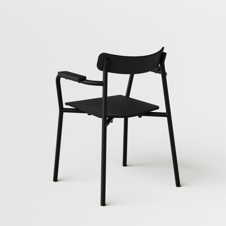 TIPTOE - Etude Armlehnstuhl Eiche Gebeizt TIPTOE - Etude Armlehnstuhl Eiche Gebeizt