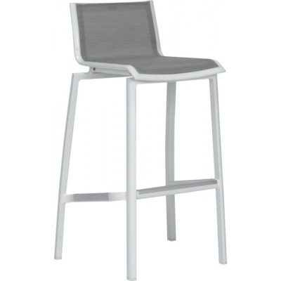 Stern - Allround Barstuhl - Weiß/Silber Stern - Allround Barstuhl - Weiß/Silber