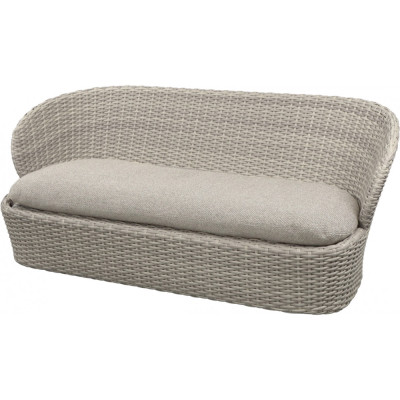 Cane-line - Coast 2 1/2-Sitzer Sofa - Wüstensand (Rise) Cane-line - Coast 2 1/2-Sitzer Sofa - Wüstensand (Rise)