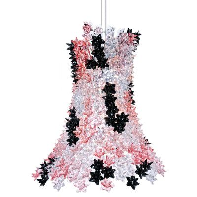 Kartell - Bloom Pendelleuchte - Rosa-Schwarz Kartell - Bloom Pendelleuchte - Rosa-Schwarz