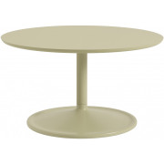 Muuto - Soft Couchtisch Ø75 cm - Laminat Beige-Grün / Beige-Grün
