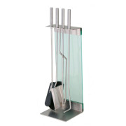 Conmoto - Teras Kaminbesteck - Glas satiniert