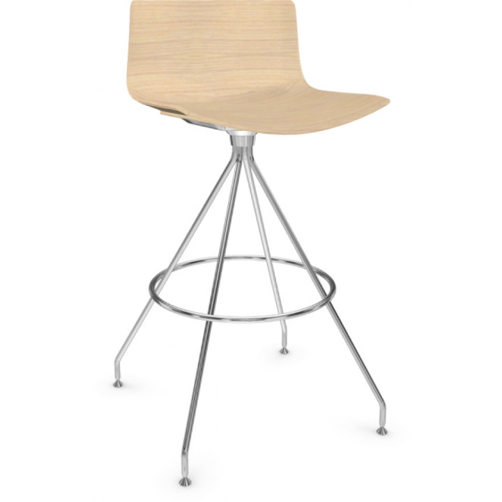 Arper - Catifa 46 0491 Barhocker Holz H 73cm - Eiche gebleicht Arper - Catifa 46 0491 Barhocker Holz H 73cm - Eiche gebleicht