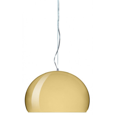 Kartell - Small FL/Y Metal Pendelleuchte - Gold Kartell - Small FL/Y Metal Pendelleuchte - Gold