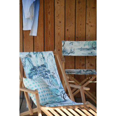 Jan Kurtz - Maxx Liegestuhl - Jade Temple Cornflow Jan Kurtz - Maxx Liegestuhl - Jade Temple Cornflow