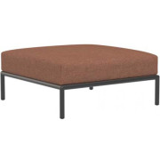 Houe - Level Ottomane Dunkelgrau - Rust (Heritage)
