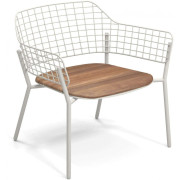 Emu - Lyze Loungesessel Teakholz - Weiß (23)