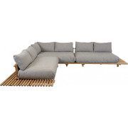 Cane-line - Sticks Plattform Ecksofa L - Teak / Hellbraun (Rise)