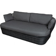 Cane-line - Basket Sofa 2-Sitzer - Graphit