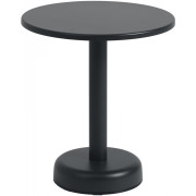 Muuto - Linear Steel Couchtisch Ø42 cm - Anthrazit Schwarz
