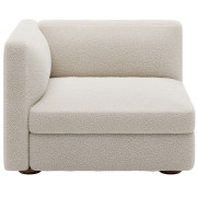 New Works - Coda Modulsofa schmales Modul - Links (Modul 30) | Spacedust (Zinc Drake Z699/02)