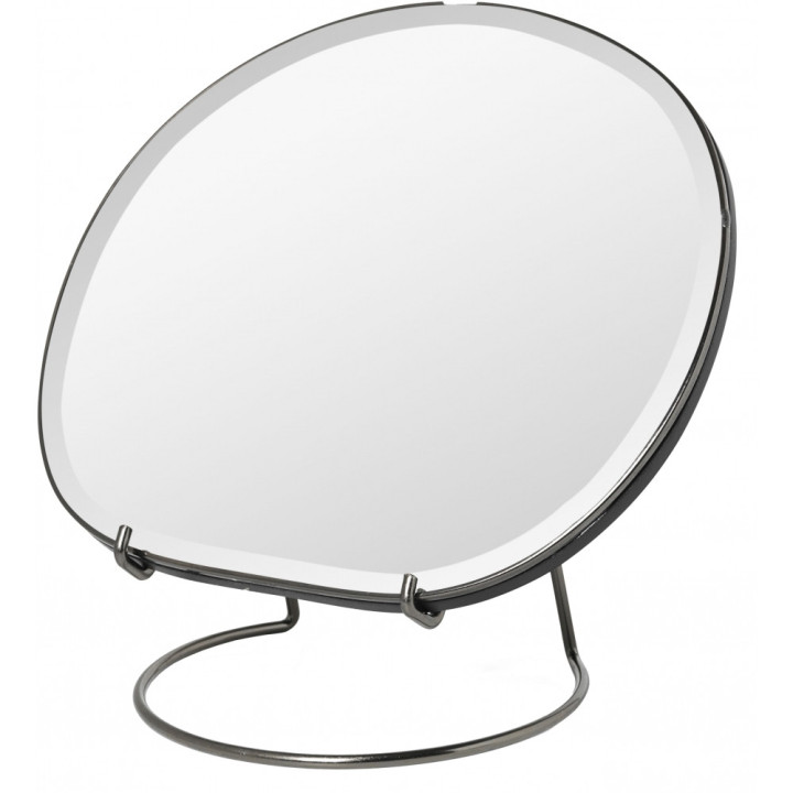 Ferm Living - Pond Tisch-Spiegel - Chrom dunkel Ferm Living - Pond Tisch-Spiegel - Chrom dunkel