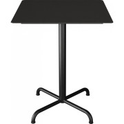 Houe - Pico Cafe Tisch Quadratisch mit 4-Stern Fuß - 60x60 cm | Schwarz