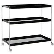 Kartell - Trays Regal - 80 x 40 x H 72.5 cm | Schwarz