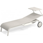 Emu - Tiki Sonnenliege mit Zubehör - Weiß / Grau (300/65)