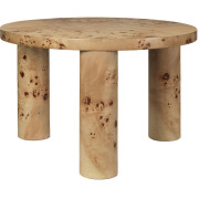 Ferm Living - Post Couchtisch S - Pappel Maser Furnier