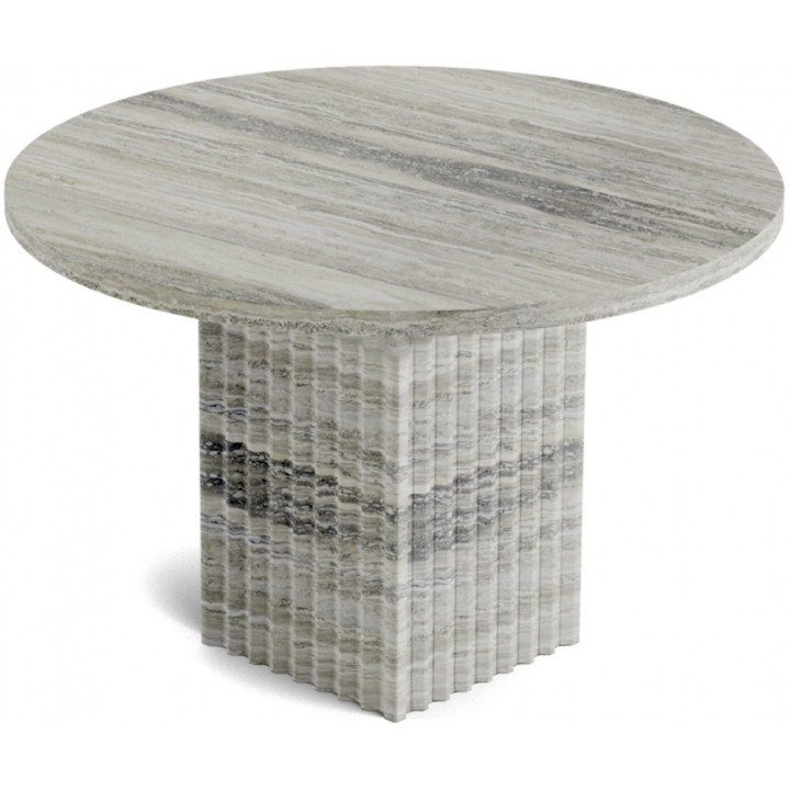 Norr11 - Soho Couchtisch - Travertin Silber Norr11 - Soho Couchtisch - Travertin Silber