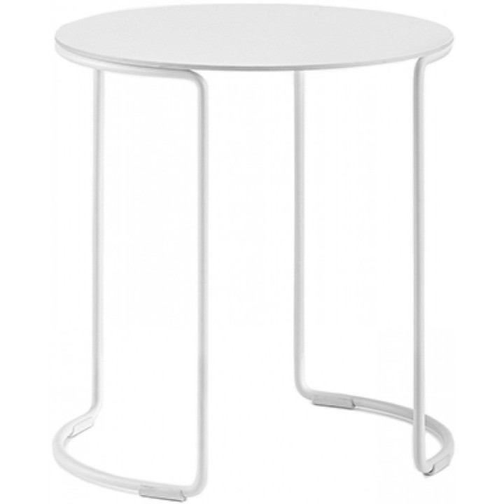 Pedrali - Circuit Couchtisch Ø42 cm - Weiß (Gestell: Weiß) Pedrali - Circuit Couchtisch Ø42 cm - Weiß (Gestell: Weiß)