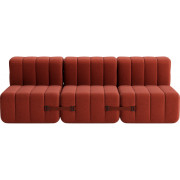 Ambivalenz - Curt Sofa Set 6 - Rot (Dama 0058)