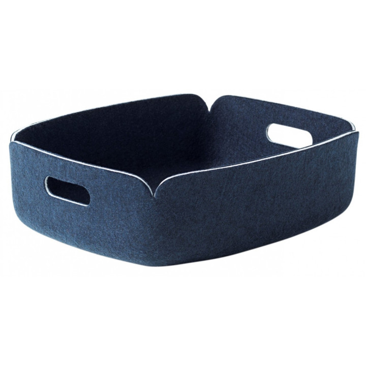 Muuto - Restore Tray Aufbewahrungskorb - Mitternachtsblau Muuto - Restore Tray Aufbewahrungskorb - Mitternachtsblau
