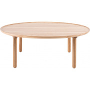 Gazzda - Mu Couchtisch Ø100 cm - Eiche Natur geölt