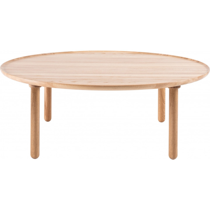 Gazzda - Mu Couchtisch Ø100 cm - Eiche Natur geölt Gazzda - Mu Couchtisch Ø100 cm - Eiche Natur geölt