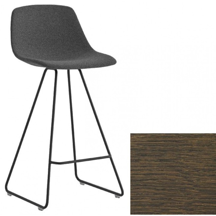 La Palma - Miunn Barhocker 65 cm schwarz - Eiche dunkel nussbaum gebeizt La Palma - Miunn Barhocker 65 cm schwarz - Eiche dunkel nussbaum gebeizt