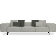 Kartell - Largo Sofa 3-Sitzer - Sandfarben/Gubbio