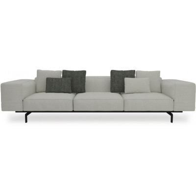 Kartell - Largo Sofa 3-Sitzer - Sandfarben/Gubbio Kartell - Largo Sofa 3-Sitzer - Sandfarben/Gubbio