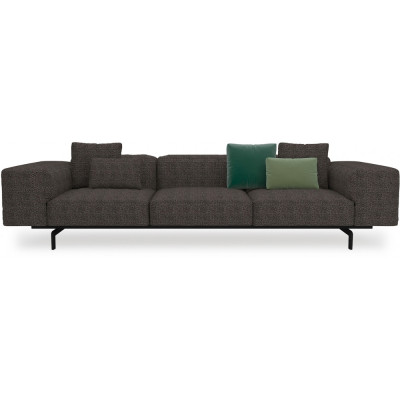 Kartell - Largo Sofa 3-Sitzer - Taupe/Gubbio Kartell - Largo Sofa 3-Sitzer - Taupe/Gubbio