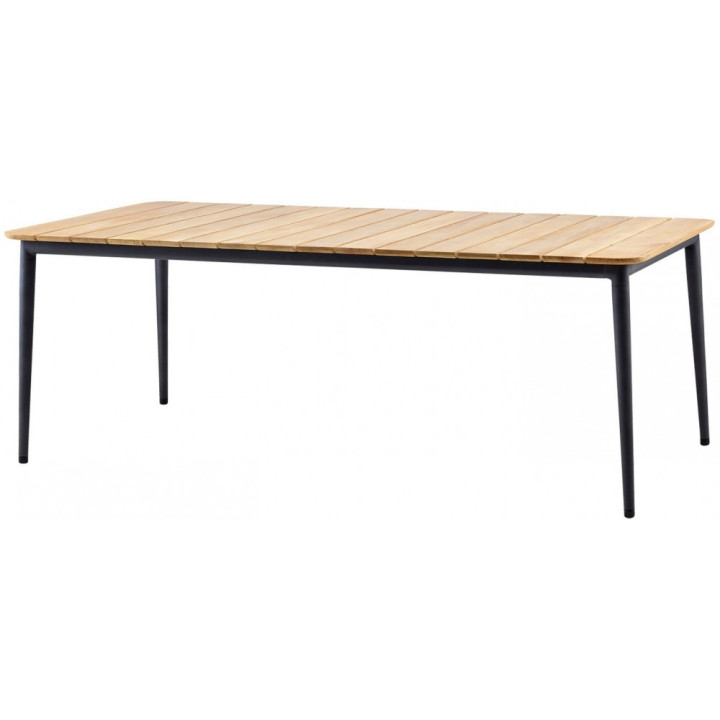 Cane-line - Core Esstisch 210x90 - Lava Grau Cane-line - Core Esstisch 210x90 - Lava Grau