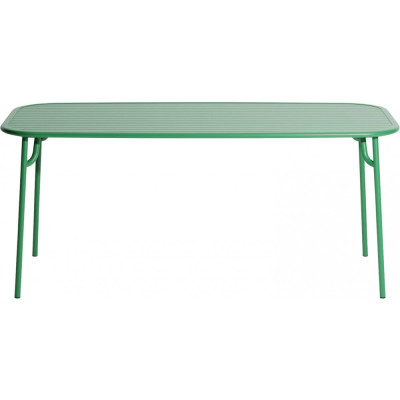 Petite Friture - Week-End Tisch M mit Lamellen - Mintgrün Petite Friture - Week-End Tisch M mit Lamellen - Mintgrün