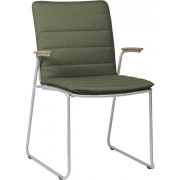 Stern - Auflage für Levi Stapelsessel - Dunkelgrün