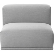 Muuto - Connect Sofa Modul Mitte kurz (D) - Steelcut Trio 133