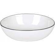 Lambert - Piana Schüssel M (2er Set) - Weiß/Basalt