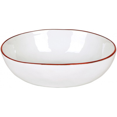 Lambert - Piana Schüssel M (2er Set) - Weiß/Rot Lambert - Piana Schüssel M (2er Set) - Weiß/Rot