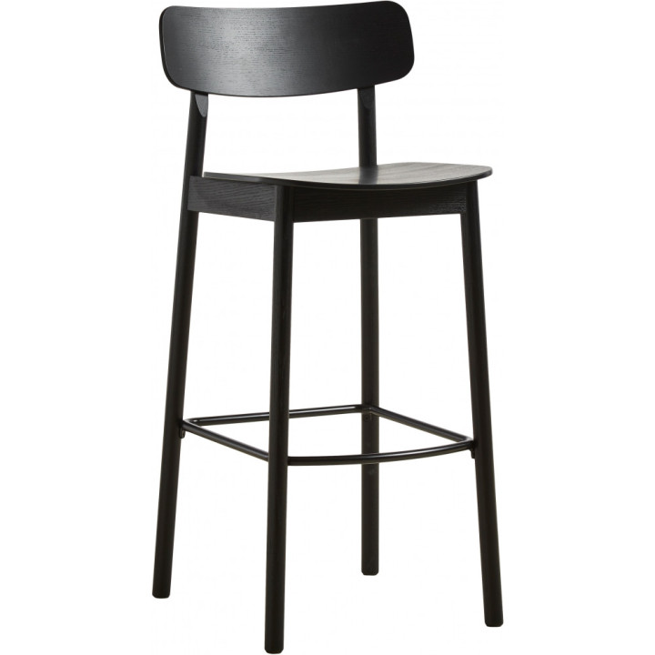 Woud - Soma Barhocker - Esche schwarz Woud - Soma Barhocker - Esche schwarz