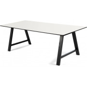 Andersen Furniture - T1 Tisch ausziehbar -  Eiche schwarz lackiert - Laminat Alpino (88x160 cm)