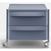 Pedrali - Boxie Rollcontainer klein - Blau | Schublade oben