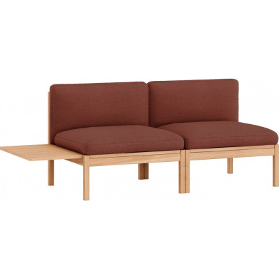 Moebe - Modular Sofa 2-Sitzer mit Beistelltisch Re-Wool - Re-Wool 687 Moebe - Modular Sofa 2-Sitzer mit Beistelltisch Re-Wool - Re-Wool 687
