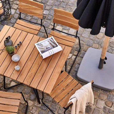 Weishäupl - Schirmständer Beton Eckig mit Stellfüßen