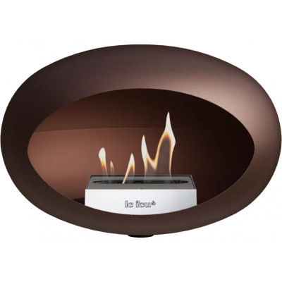 Le Feu - Dome Wall Bioethanol-Kamin Mocca - Schwarz | Stahl Le Feu - Dome Wall Bioethanol-Kamin Mocca - Schwarz | Stahl