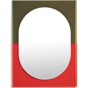 Petite Friture - Wander Spiegel M - Zinnoberrot / Kaki